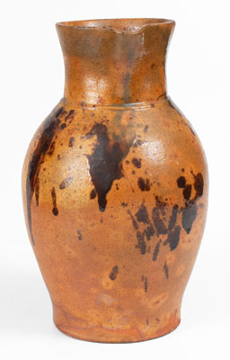 Anthony Baecher / Bacher Redware Pitcher, Signed