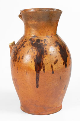 Anthony Baecher / Bacher Redware Pitcher, Signed