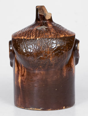 Exceptional Stoneware Face Jug attrib. Ernest Galloway, Paducah, Kentucky