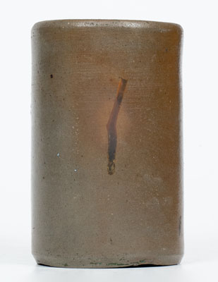 Very Rare Small-Sized RAVENSWOOD, W. VA Stoneware Advertising Canning Jar w/ Elaborate Stencil