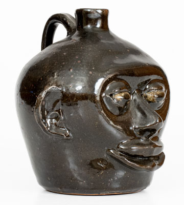 Scarce Early-Period Lanier Meaders (Cleveland, GA) Face Jug, circa 1970