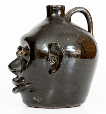 Scarce Early-Period Lanier Meaders (Cleveland, GA) Face Jug, circa 1970