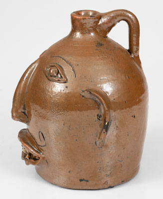 Rare Otto Brown Face Jug with Special Inscription, 1971