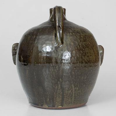 Lanier Meaders Rock Teeth Face Jug, Cleveland, Georgia, c1975