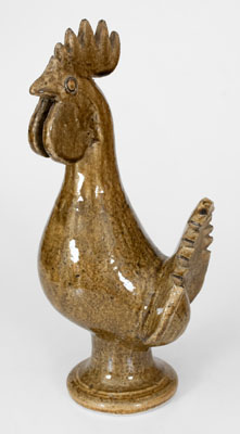 Edwin Meaders (Cleveland, Georgia) Pottery Rooster, 1987