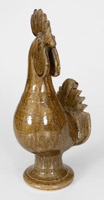 Edwin Meaders (Cleveland, Georgia) Pottery Rooster, 1987