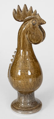 Edwin Meaders (Cleveland, Georgia) Pottery Rooster, 1987