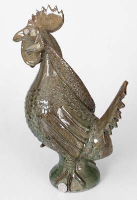 Clint Alderman (Georgia) Rooster w/ Applied Rattlesnake, 2001