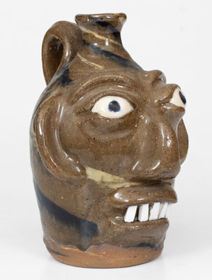 B.B. CRAIG / VALE, N.C. Swirl Face Jug