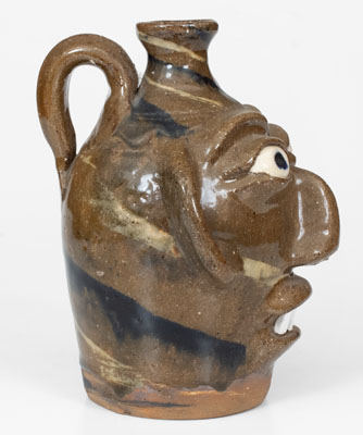 B.B. CRAIG / VALE, N.C. Swirl Face Jug