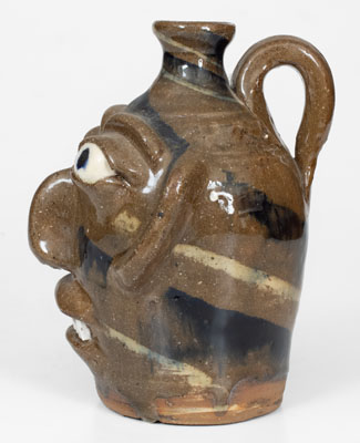 B.B. CRAIG / VALE, N.C. Swirl Face Jug