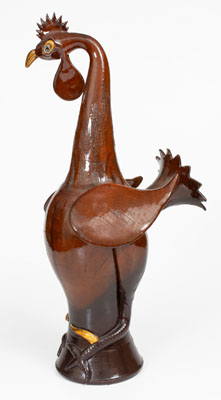 Roger Corn, Barks County, Georgia Pottery Rooster, 2001
