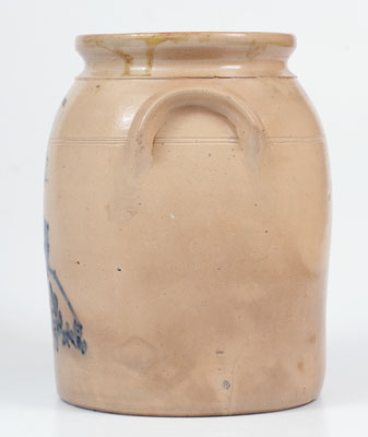 Scarce L. LEHMAN & CO / WEST 12TH ST NY (Manhattan) Stoneware Deer Crock