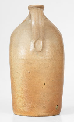 Very Rare Tuscaloosa County, Alabama Stoneware Flask by African-American Potter William Jones