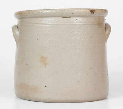 WEST TROY, N.Y. POTTERY Stoneware Crock, Dated 1870