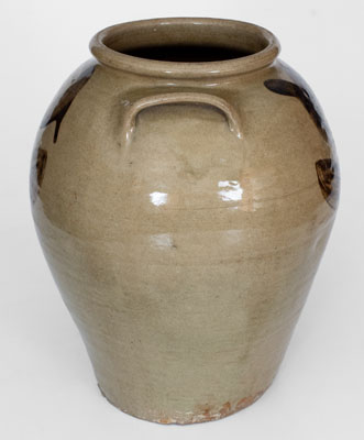 Extremely Rare and Important PHOENIX FACTORY / ED : SC Stoneware Jar, Edgefield District, SC, c1840