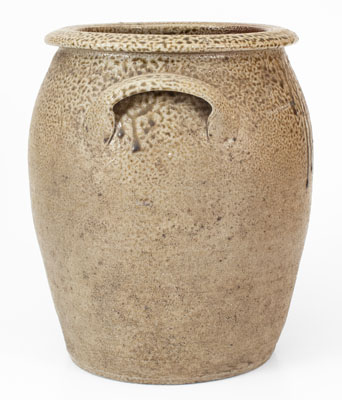 Scarce W. N. CRAVEN, Randolph County, NC 3 Gal. Stoneware Jar