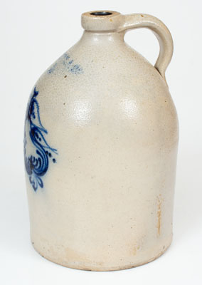 Extremely Rare J. NORTON & CO. / BENNINGTON, VT Stoneware Jug w/ Pear Decoration