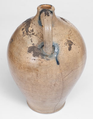 Manhattan Stoneware Jug w/ Incised Floral Decoration, possibly David Morgan, c1800