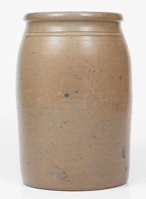 2 Gal. JAMES HAMILTON & CO. / GREENSBORO, PA Stoneware Jar, c1875