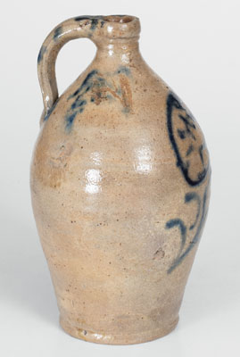 Small-Sized NY State Stoneware Jug, probably Howe & Clark, Athens, NY, early 19th century