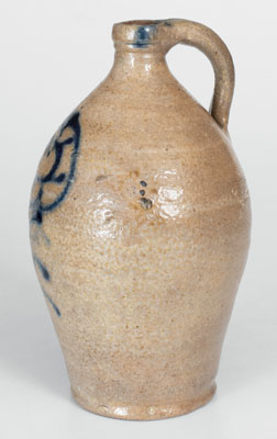 Small-Sized NY State Stoneware Jug, probably Howe & Clark, Athens, NY, early 19th century