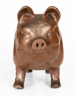 Unusual Large-Sized Sewertile Pig Impressed NATIONAL SEWER PIPE CO. / AKRON, OH