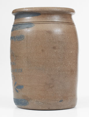 Scarce COTTAGEVILLE, W. VA Advertising Stoneware Jar