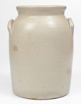 New England Stoneware Jar w/ Bold Bird Decoration, mid 19th century