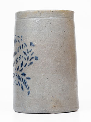 Small-Sized HAMILTON & JONES / GREENSBORO, PA Stenciled Stoneware Canning Jar