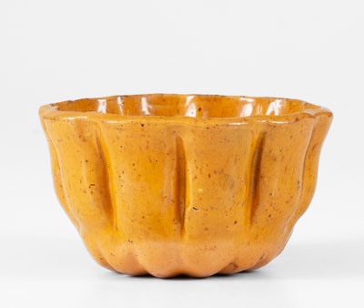 JOHN BELL (Waynesboro, PA) Redware Pudding Mold, c1840-80