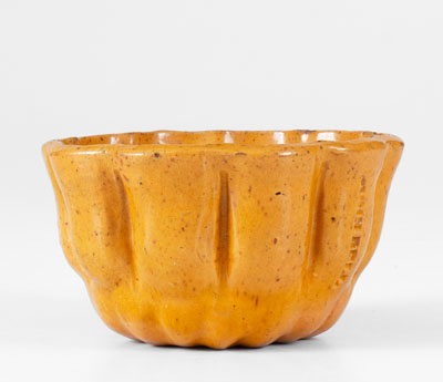 JOHN BELL (Waynesboro, PA) Redware Pudding Mold, c1840-80