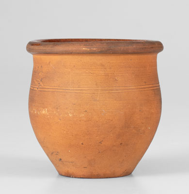 Scarce "Solomon Miller / Oct 1, 1889" Redware Jar (Adams County, PA)