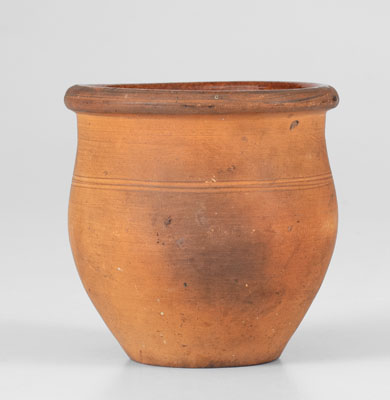 Scarce "Solomon Miller / Oct 1, 1889" Redware Jar (Adams County, PA)