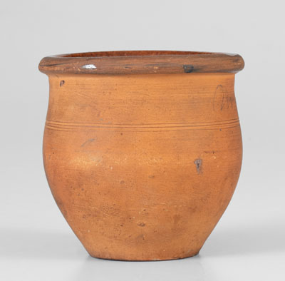 Scarce "Solomon Miller / Oct 1, 1889" Redware Jar (Adams County, PA)