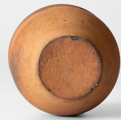 Scarce "Solomon Miller / Oct 1, 1889" Redware Jar (Adams County, PA)