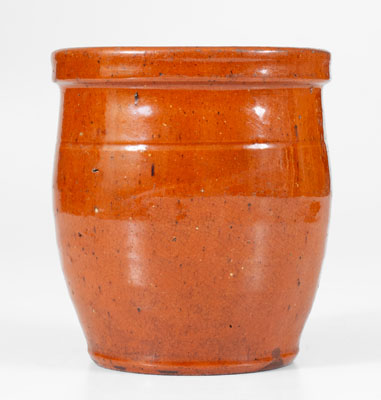 Small-Sized JOHN W. BELL / WAYNESBORO, PA Redware Cream Jar