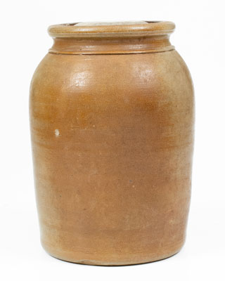 A. P. DONAGHHO / PARKERSBURG, W. VA / 1876 Stoneware Jar