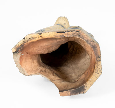 Scarce Molded Stoneware Spaniel attrib. Cowden & Wilcox / Harrisburg, PA