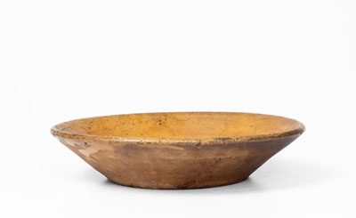 North Carolina Redware Dirt Dish, late 18th / early 19th century