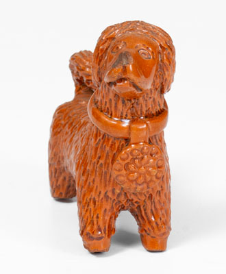 Pennsylvania Redware Standing Dog Figure