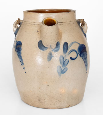 Cobalt-Decorated Williamsport, Pennsylvania Stoneware Batter Pail, c1875