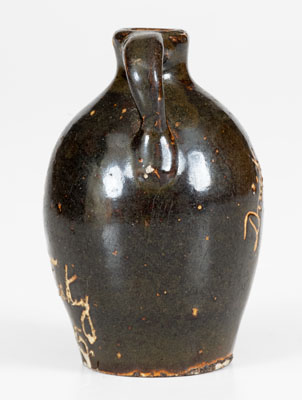 Key & Co. / Old Fashioned NC / Handmade Corn Whisky / Statesville, NC Stoneware Mini Scratch Jug