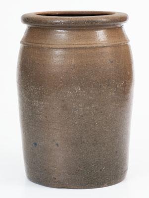 H.F. ARMSTRONG / DEALER IN DRY GOODS, GROCERIES, NOTIONS & C., Jackson Courthouse, WV Stoneware Jar