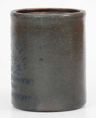 Scarce Jackson Courthouse, WV Small-Sized Stoneware Canning Jar,