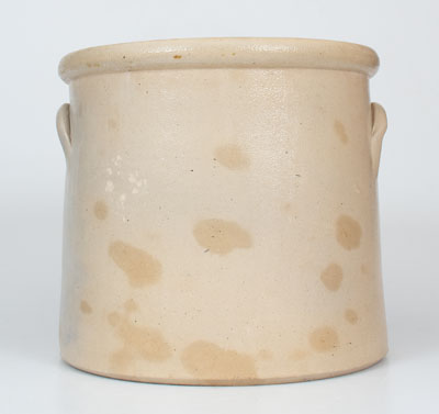 F. B. NORTON & CO. / WORCESTER, MASS. Stoneware Crock w/ Floral Basket Decoration