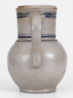 Extremely Rare and Important Small-Sized R. C. REMMEY / PHILADA. Stoneware Pitcher w/ Incised Decoration