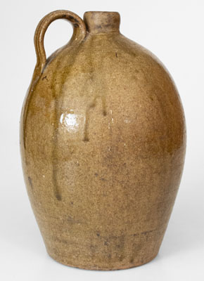 James Franklin Seagle, Vale, Lincoln County, NC Stoneware Jug, Stamped 