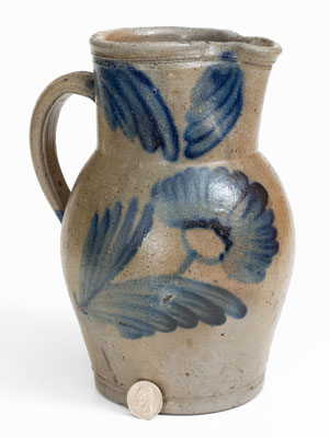 Half-Gallon Stoneware Pitcher attrib. William Linton, Baltimore, MD, circa 1860