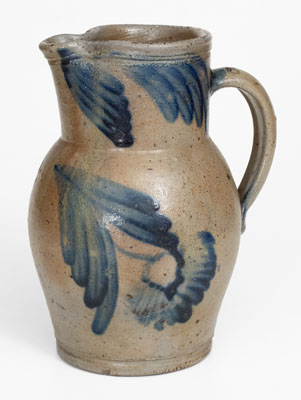 Half-Gallon Stoneware Pitcher attrib. William Linton, Baltimore, MD, circa 1860